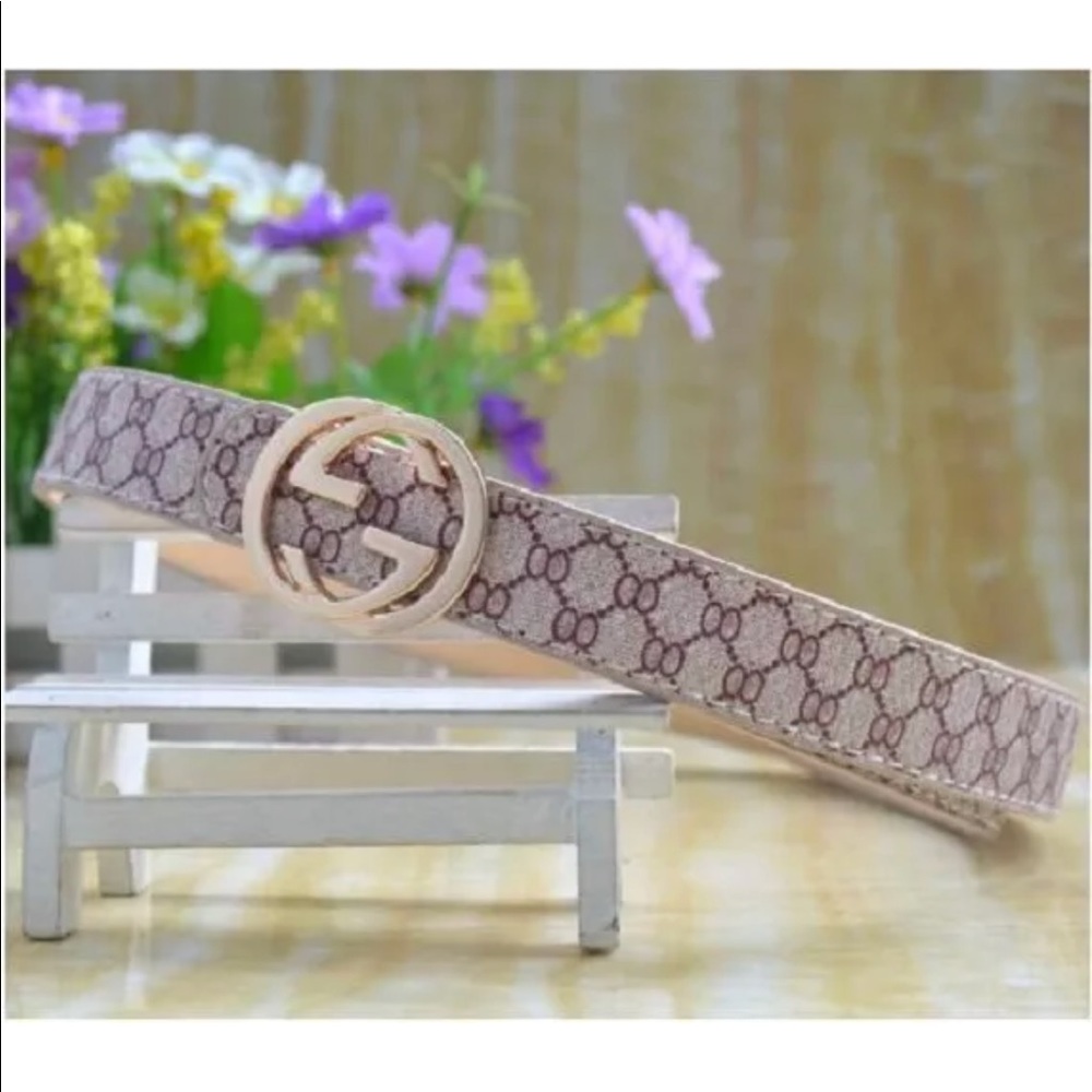 Gucci look alike kid/toddler belt